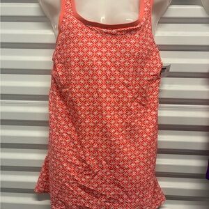 Women's Coral Patterned Tank Top